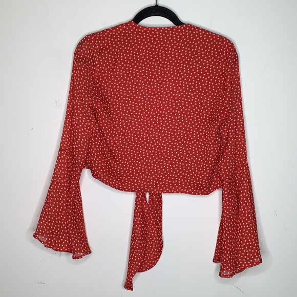 Urban Outfitters | Tie Front Star Printed Top - Picture 4 of 8